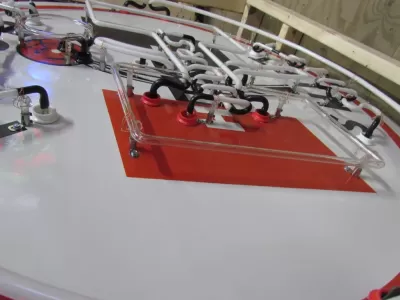 New Hurst Porcelain Neon Sign 48 IN Diameter