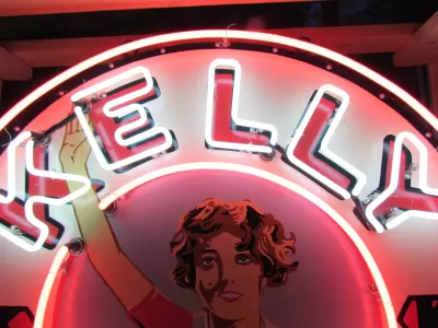 New Single-Sided Kelly Tires Porcelain Neon Sign 48" Diameter