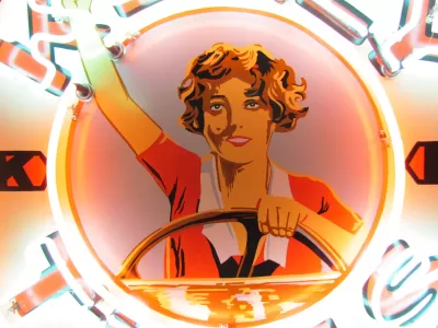 New Single-Sided Kelly Tires Porcelain Neon Sign 48" Diameter