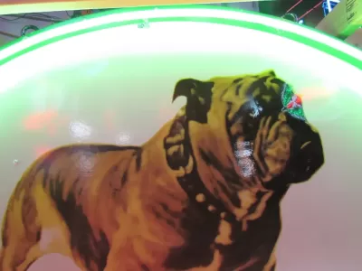 New Mack Trucks Porcelain Neon Sign 72" Diameter