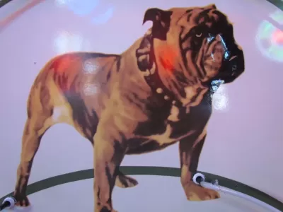 New Mack Trucks Porcelain Neon Sign 72" Diameter