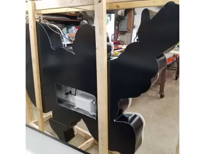 New Michelin Man Porcelain Neon Sign 75 IN W x 60 IN H