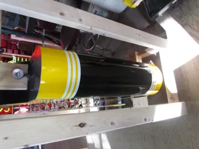 New Minneapolis Moline Double-Sided Porcelain Neon Sign with Bullnose Ends 60"W x 42"H