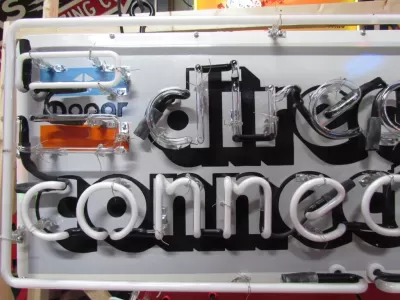 New Mopar Direct Connection Porcelain Neon Sign 4 FT W x 18 IN H