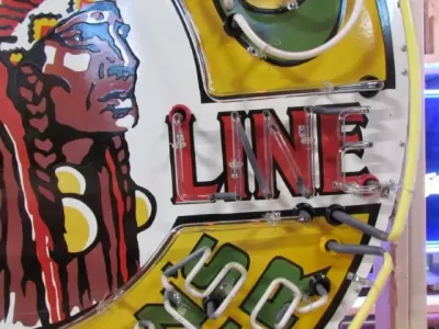 New Musgo Porcelain Neon Sign 60 IN Diameter