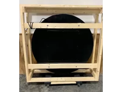 New Oilzum Porcelain Neon Sign 48" Diameter