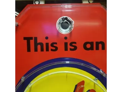 New Chevrolet "OK Used Cars" Single-Sided Keytag Porcelain Neon Sign 40"W x 72"H 