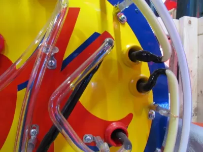 New OK USED CARS Double-Sided Porcelain Neon Sign with Bullnose 52"W x 39"H