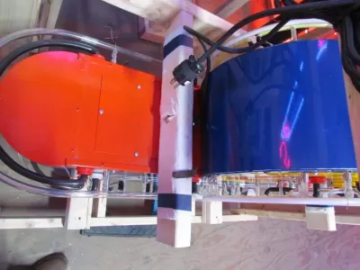 New OK USED CARS Double-Sided Porcelain Neon Sign with Bullnose 52"W x 39"H