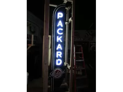 New Packard Double-Sided Porcelain Neon Sign 24"W x 120"H