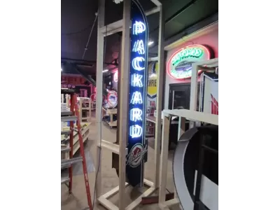 New Packard Double-Sided Porcelain Neon Sign 24"W x 120"H