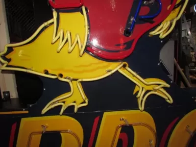 New PDQ Petrol  SS Porcelain Neon 59 IN W  x 72 IN H