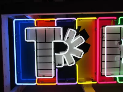 New PEZ Candy Wrapper Single-sided Painted Neon Sign 72 IN W x 24 IN H 