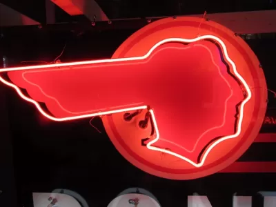 New Black Pontiac Double-Sided Porcelain Neon Sign 72" x 36"