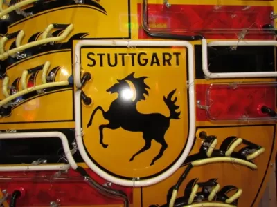 New Porsche Porcelain Neon Sign 37"W x 48"H