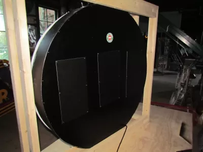 New Rebel Gas Porcelain Neon Sign 48" Diameter