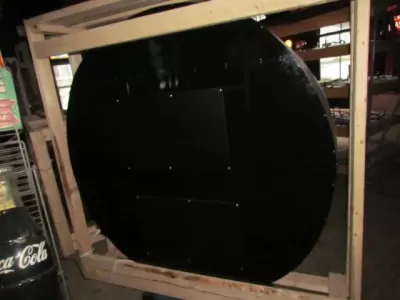 New Red Indian Gasoline Motor Oils Porcelain Neon Sign 60" Diameter