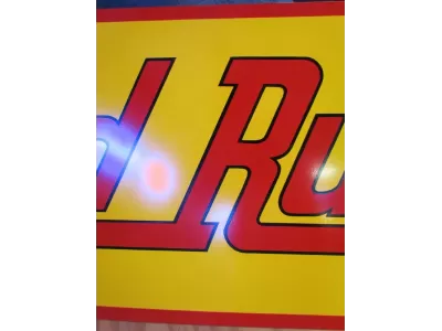 New Roadrunner Painted Neon Sign 96"W x 28"H