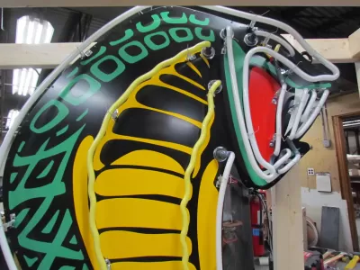 New Shelby Cobra Painted Neon Sign 60"W x 72"H