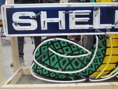 New Shelby Cobra Painted Neon Sign 60"W x 72"H