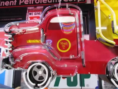 New Shell Tanker Painted Neon Sign 8 FT W x 28 IN H