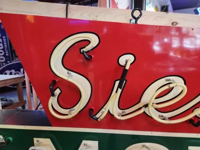 New Siesta Motel Painted Neon Sign -  8 1/2 FT Wide  x 72 inches High