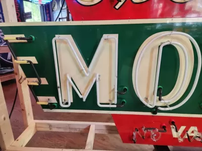 New Siesta Motel Painted Neon Sign -  8 1/2 FT Wide  x 72 inches High