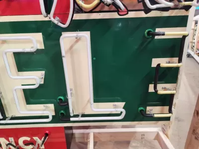 New Siesta Motel Painted Neon Sign -  8 1/2 FT Wide  x 72 inches High