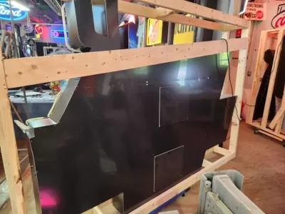 New Siesta Motel Painted Neon Sign -  8 1/2 FT Wide  x 72 inches High