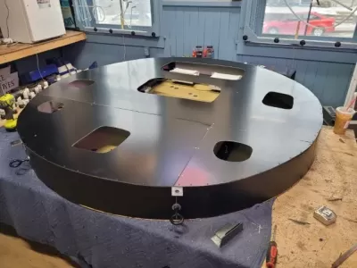 New Signal Gas Porcelain Neon Sign 72" Diameter