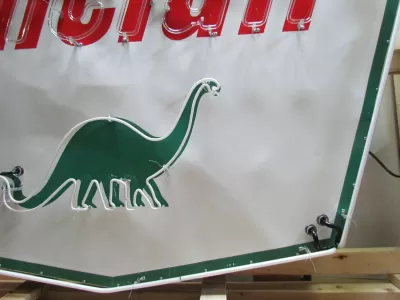 Original "Sinclair" Porcelain Neon Sign 84"W x 60"H