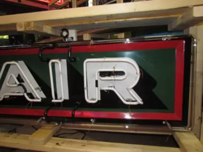 Original Sinclair Strip Single-Sided Porcelain Neon Sign 156 IN W x 24"H