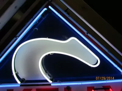 Original "Skelly" Porcelain Neon Sign 72"W x 72"H