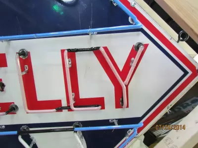 Original "Skelly" Porcelain Neon Sign 72"W x 72"H