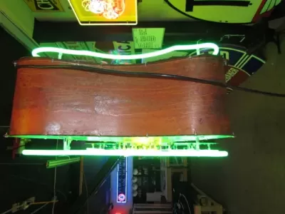 New Sporting Goods Double-Sided Porcelain Neon 9 FT Wide x 43 IN H