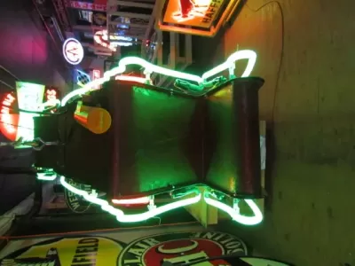 New Sporting Goods Double-Sided Porcelain Neon 9 FT Wide x 43 IN H