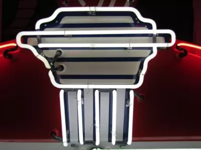 Original Standard Oil Porcelain Animated Neon Sign 7 FT W x 74 IN H