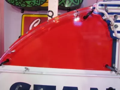 Original Standard Oil Porcelain Animated Neon Sign 7 FT W x 74 IN H