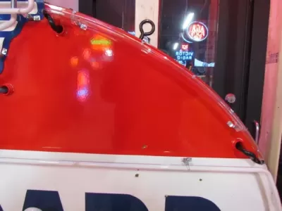 Original Standard Oil Porcelain Animated Neon Sign 7 FT W x 74 IN H