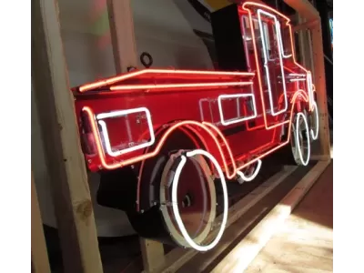New Old Steel Toy Truck Painted Neon Sign 8 FT W x 52 IN H