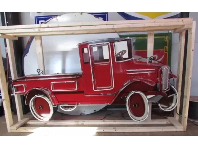 New Old Steel Toy Truck Painted Neon Sign 8 FT W x 52 IN H