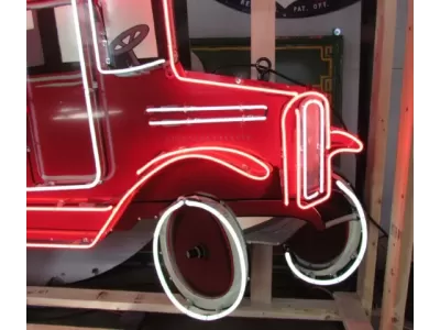 New Old Steel Toy Truck Painted Neon Sign 8 FT W x 52 IN H