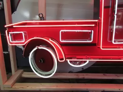 New Old Steel Toy Truck Painted Neon Sign 8 FT W x 52 IN H