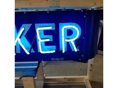 New Studebaker Dealership Porcelain Neon Sign Double-Sided 8 FT x 3 FT