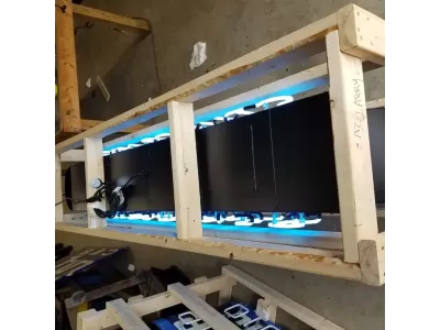 New Studebaker Dealership Porcelain Neon Sign Double-Sided 8 FT x 3 FT