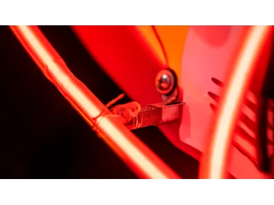 New Sugar Daddy Candy Wrapper Painted Neon Sign 116 IN W x 28 IN H