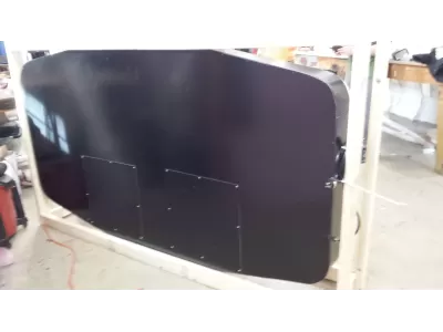 Original Texaco Porcelain Sign with Neon 7 FT W x 4 1/2 FT H