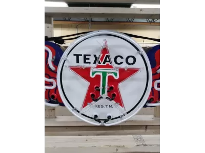 New Texaco Wings Porcelain Neon Sign 6 FT W x 18 IN H