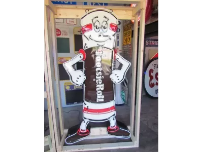 New Tootsie Roll Painted Neon Sign 45 IN W x 84 IN H