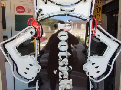 New Tootsie Roll Painted Neon Sign 45 IN W x 84 IN H